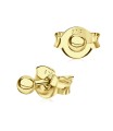 Ball Shaped Silver Ear Stud STS-5296